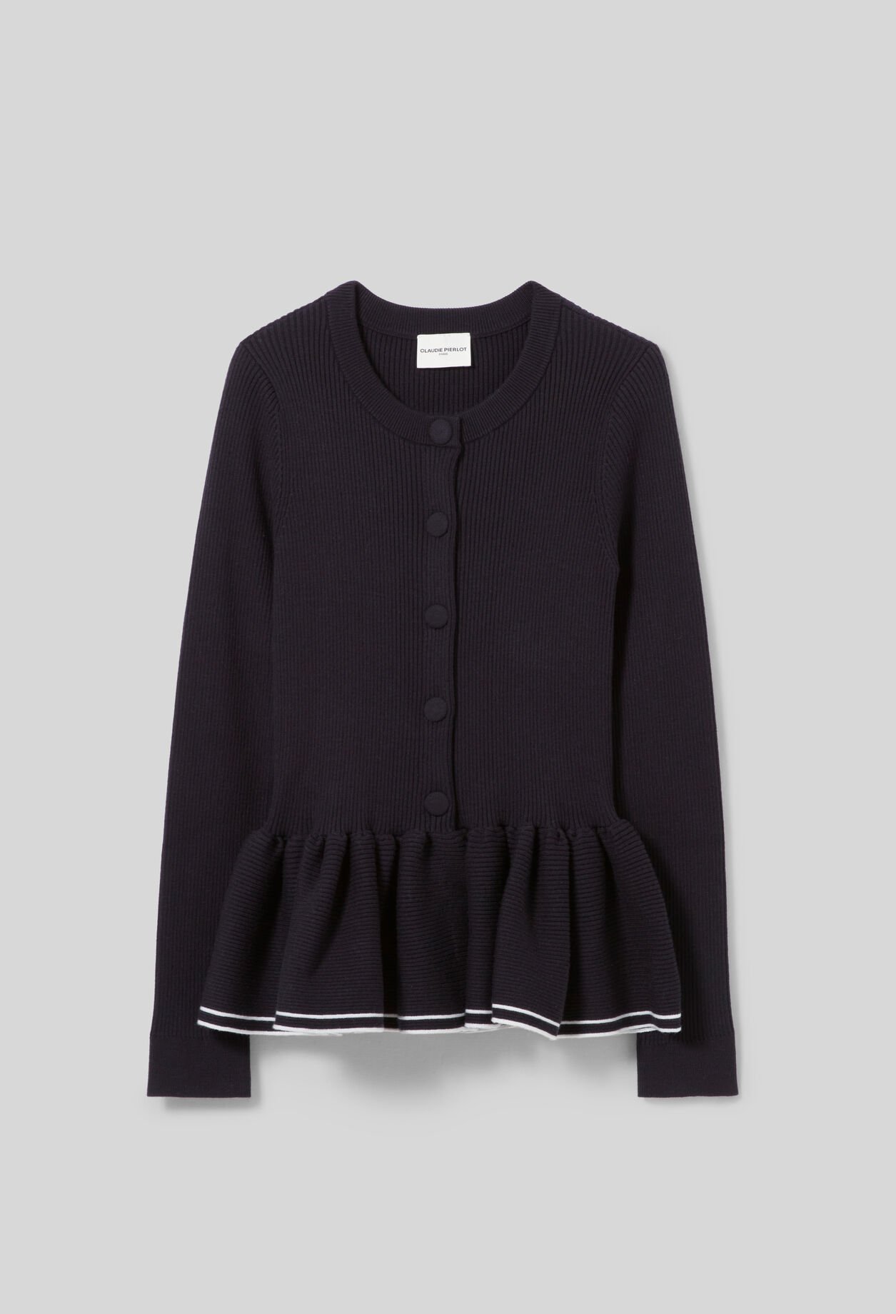 Taillierter Strick-Cardigan