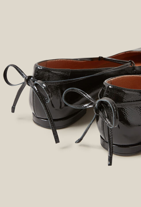Ballerinas Lackleder