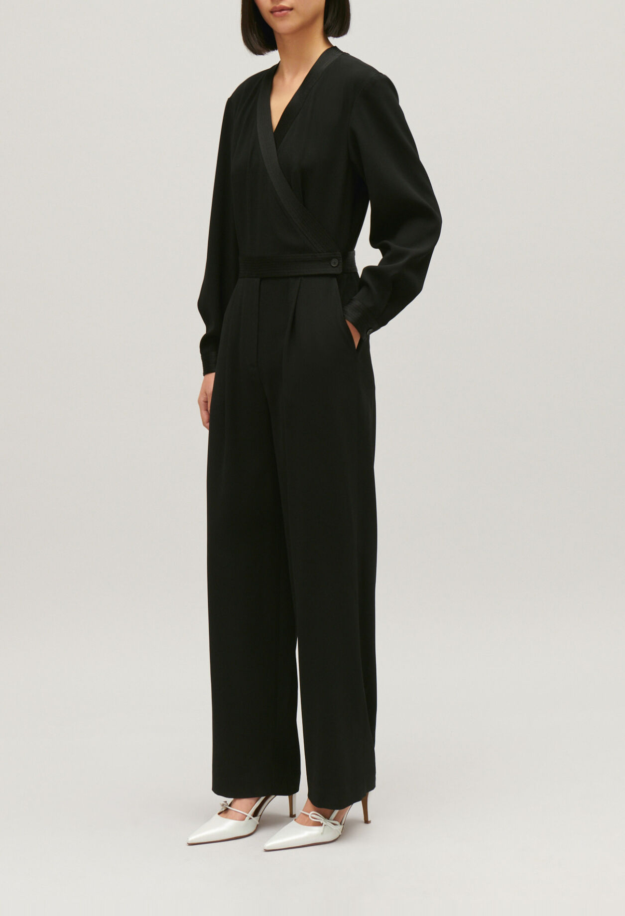 Schwarzer Jumpsuit