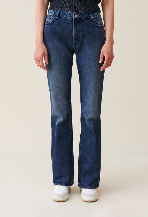 Denim-Jeans im Flared-Stil