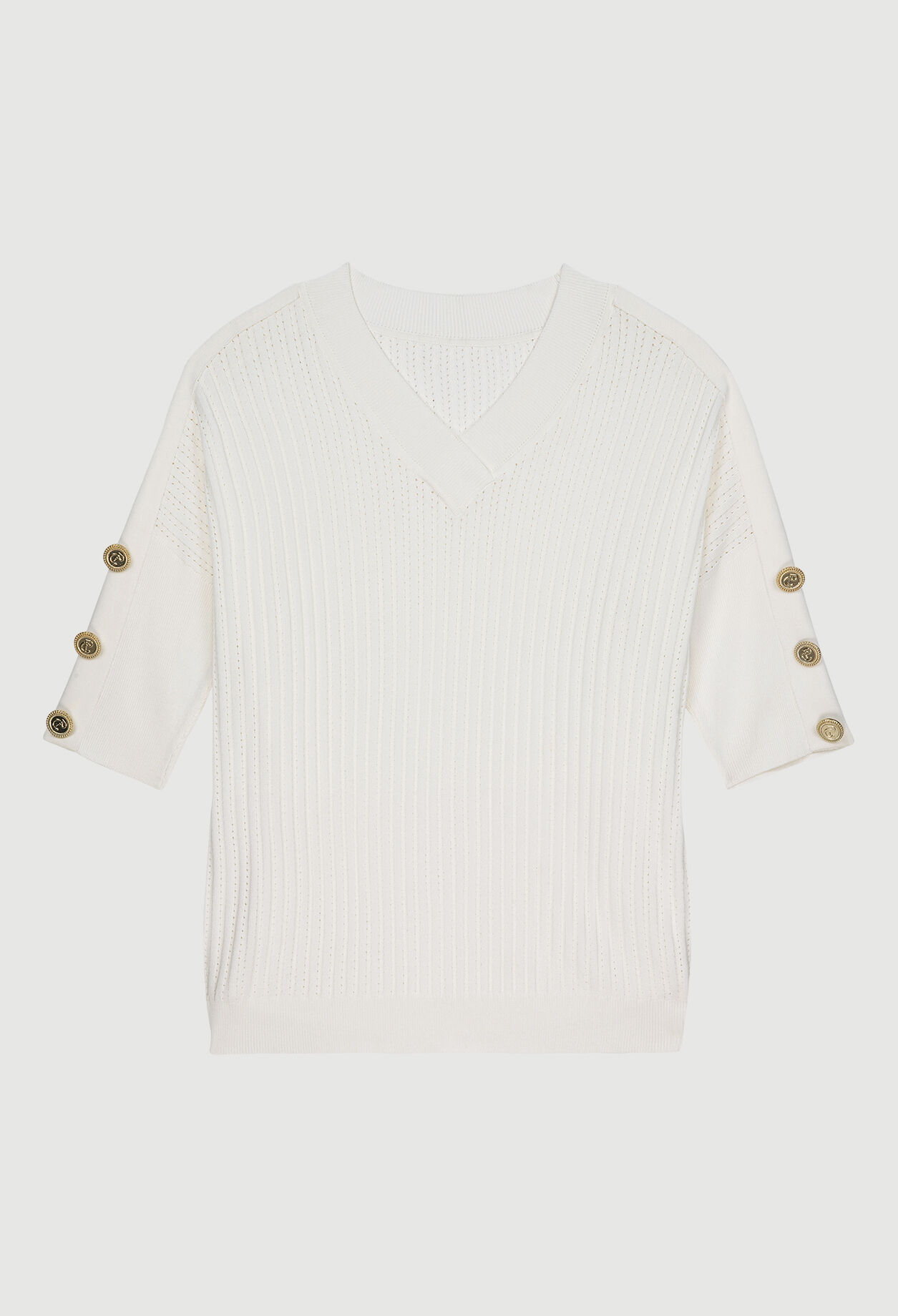 Pullover mit halblangen Ärmeln