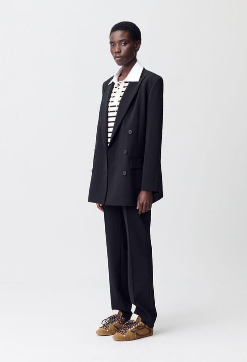 Blazer-Jacke im Anzugstil
