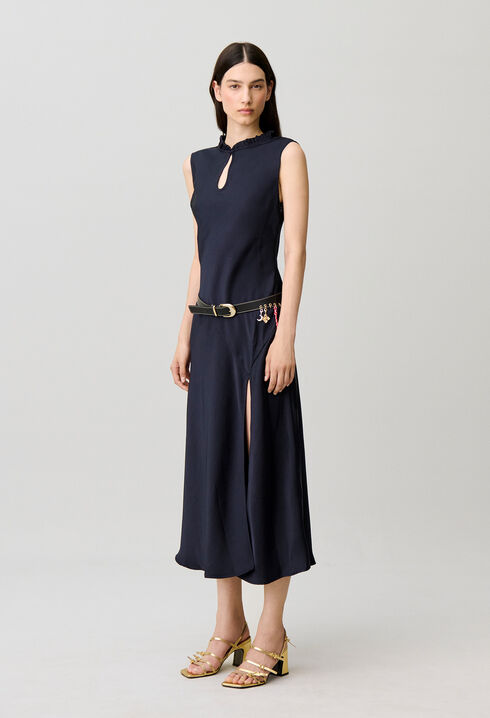 Flie&szlig;endes Midi-Kleid