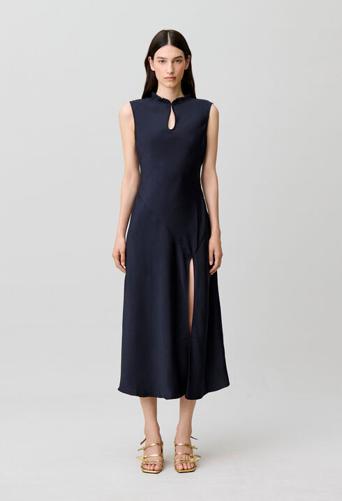 Flie&szlig;endes Midi-Kleid
