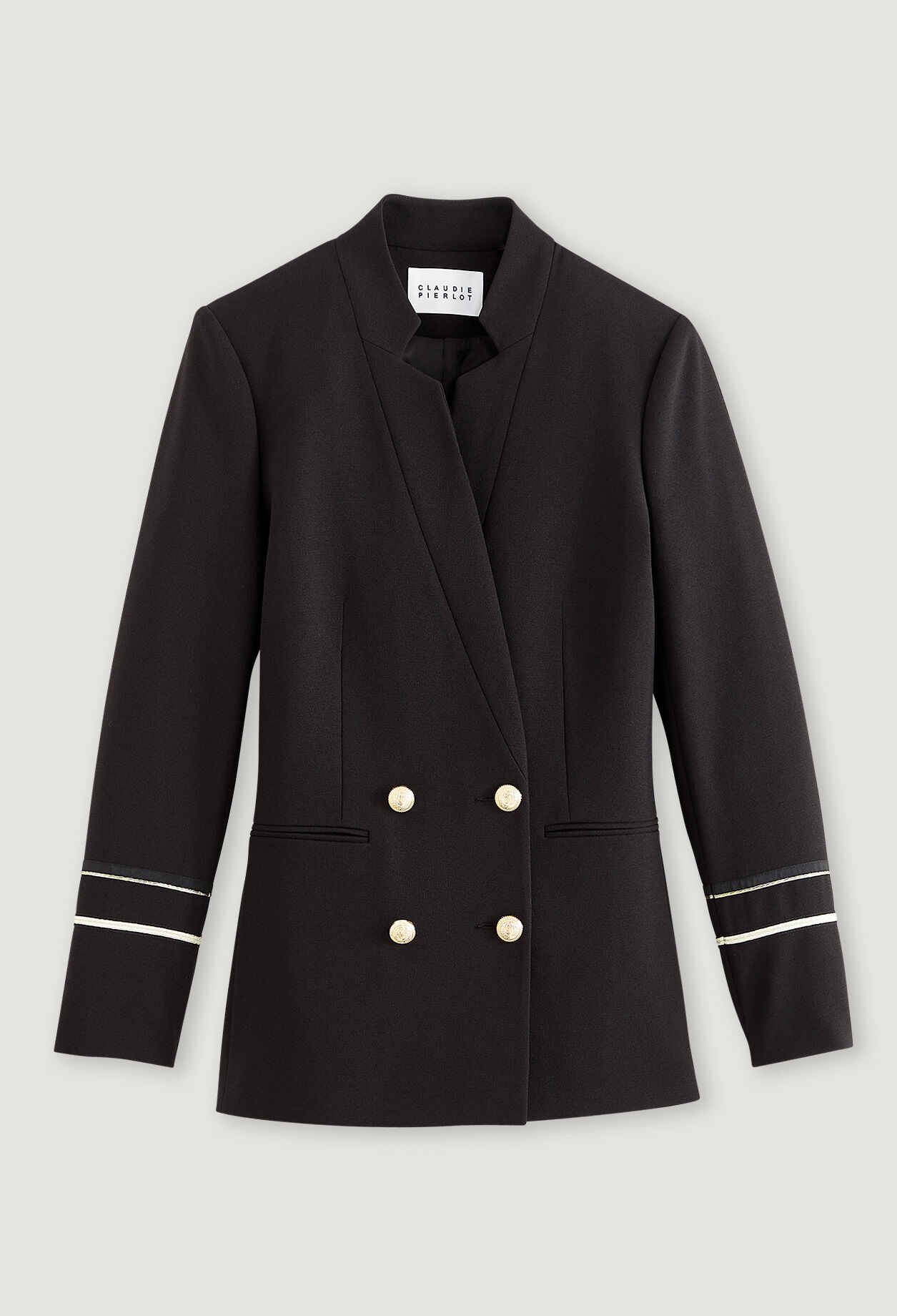 Schwarze kurze Jacke