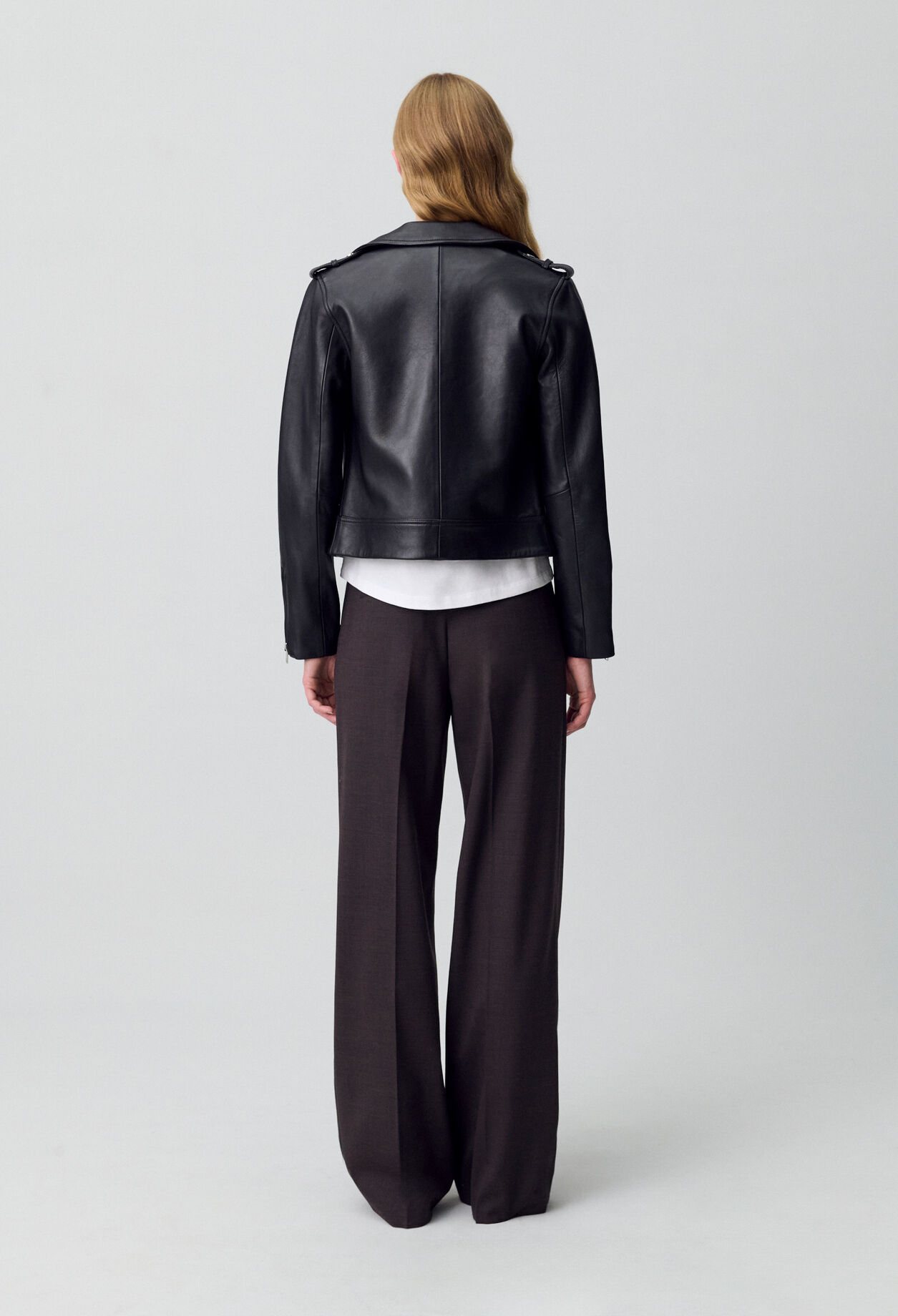 Leder Jacke
