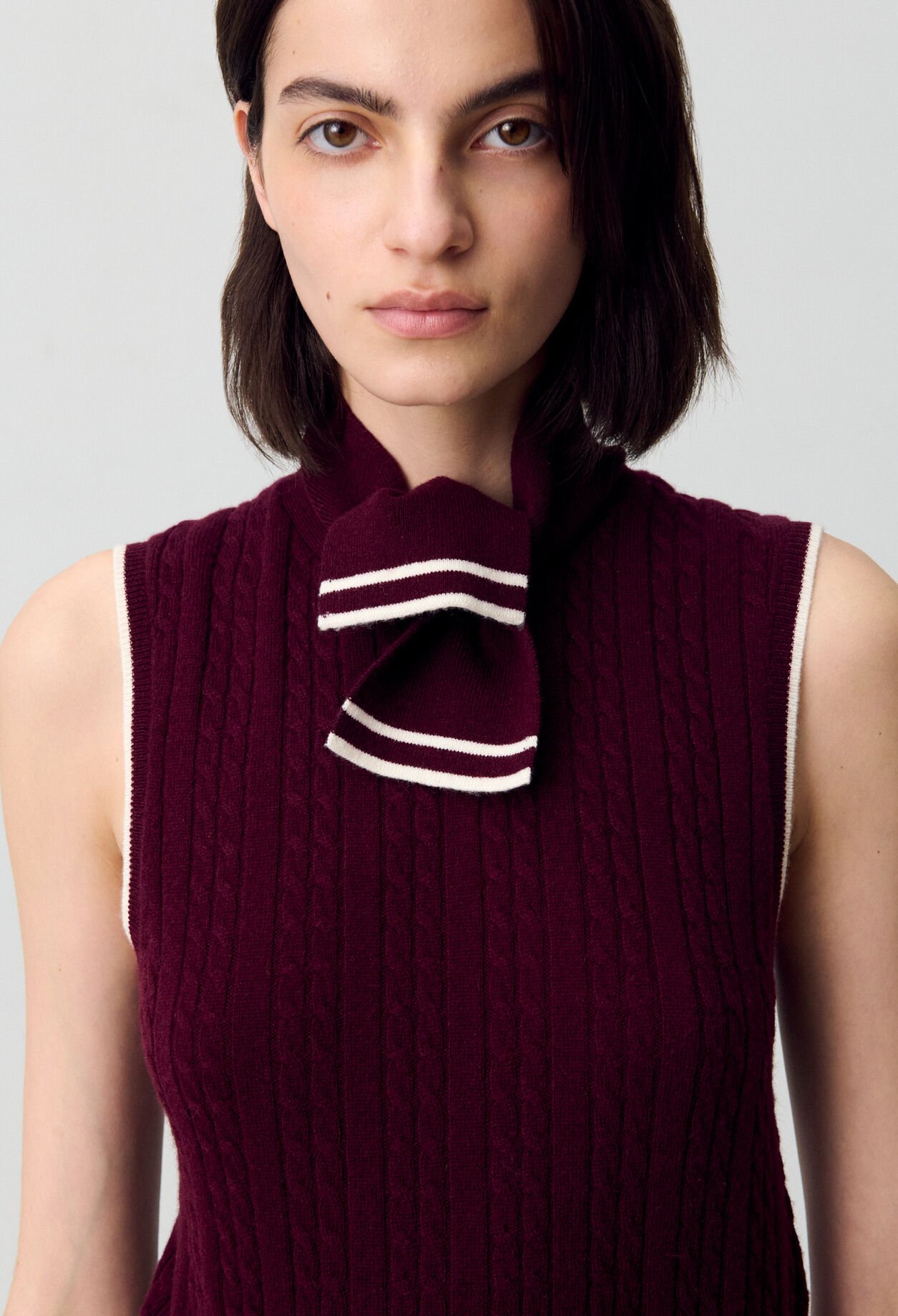 Ärmelloser Pullover