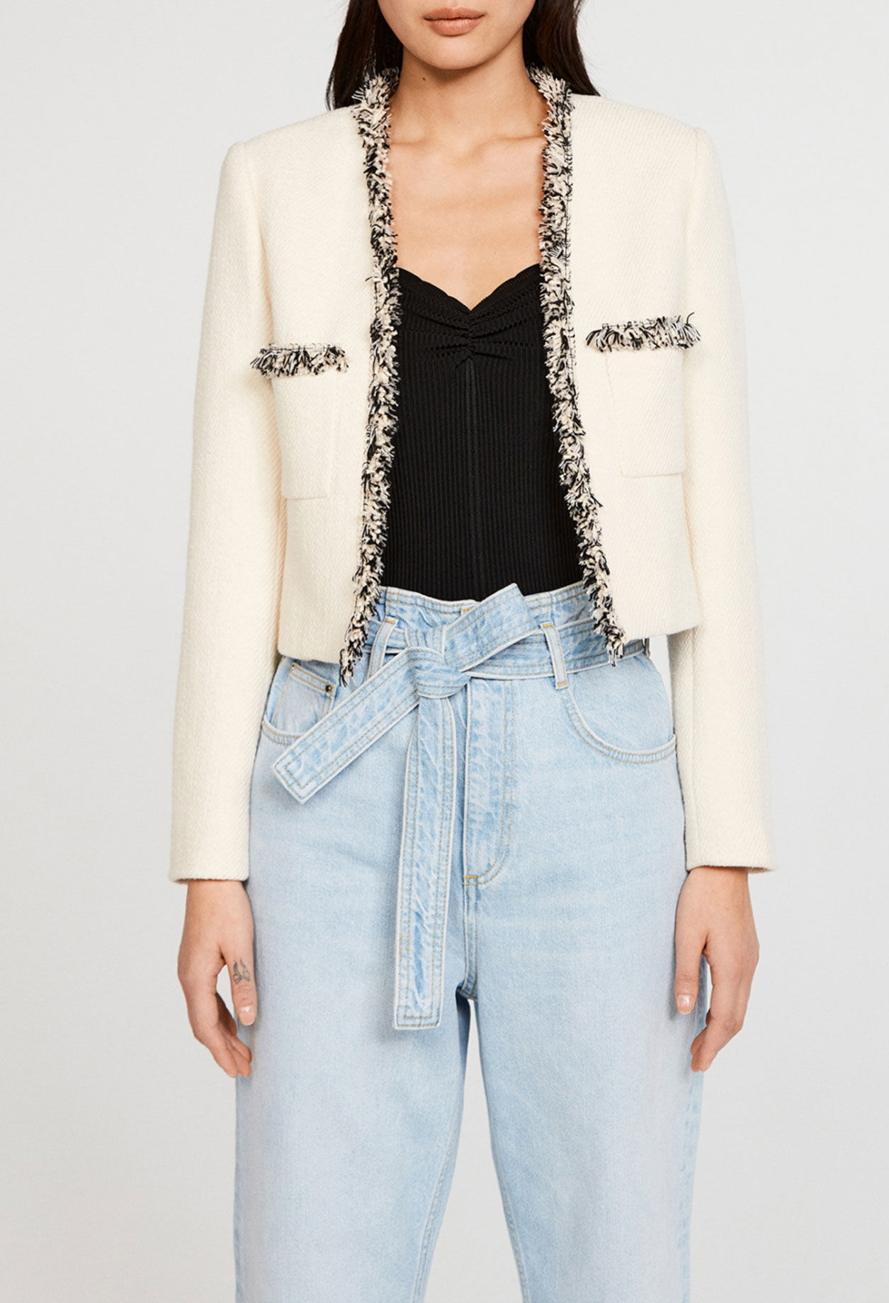 Tweed-Jacke