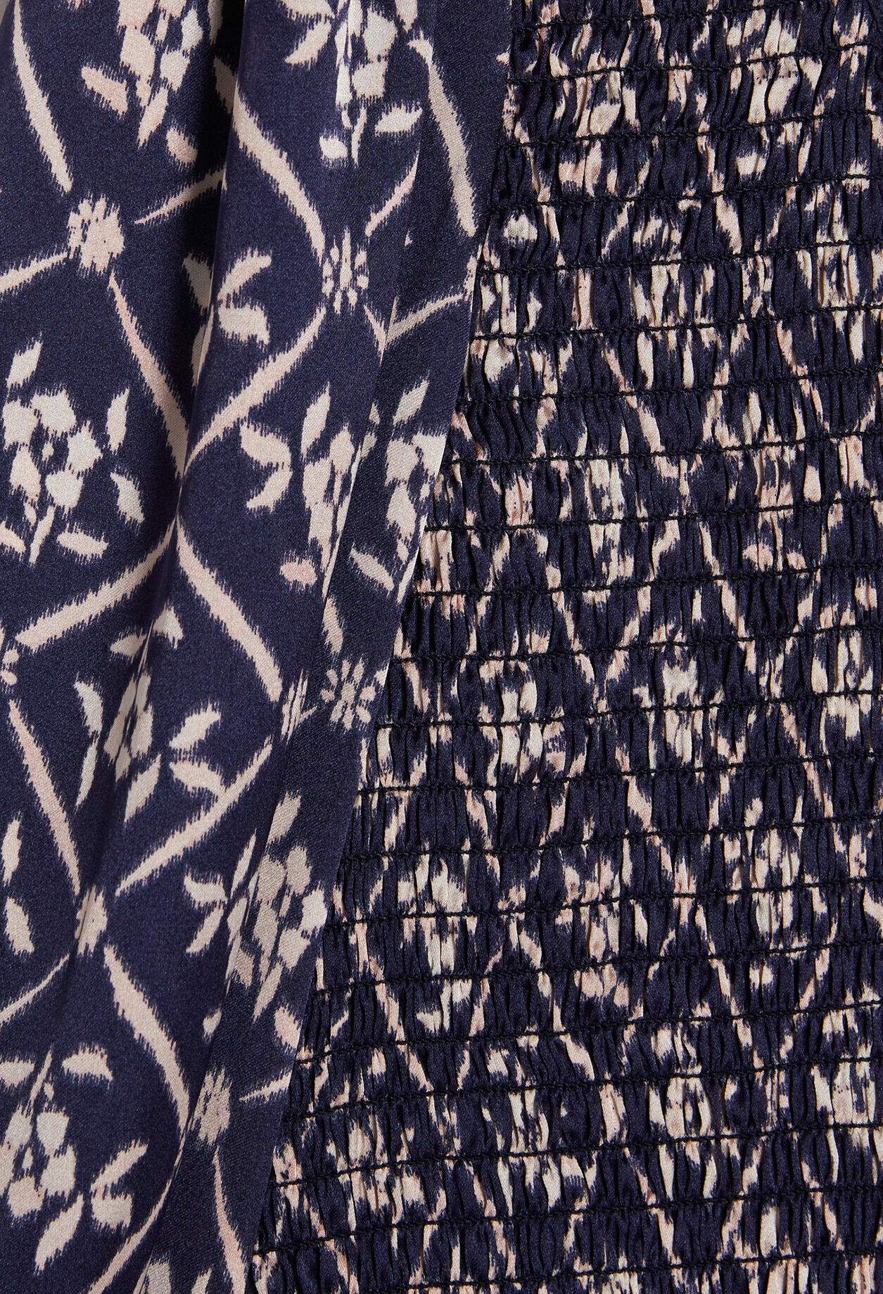 Bluse mit Printmotiv, Carré-Ausschnitt