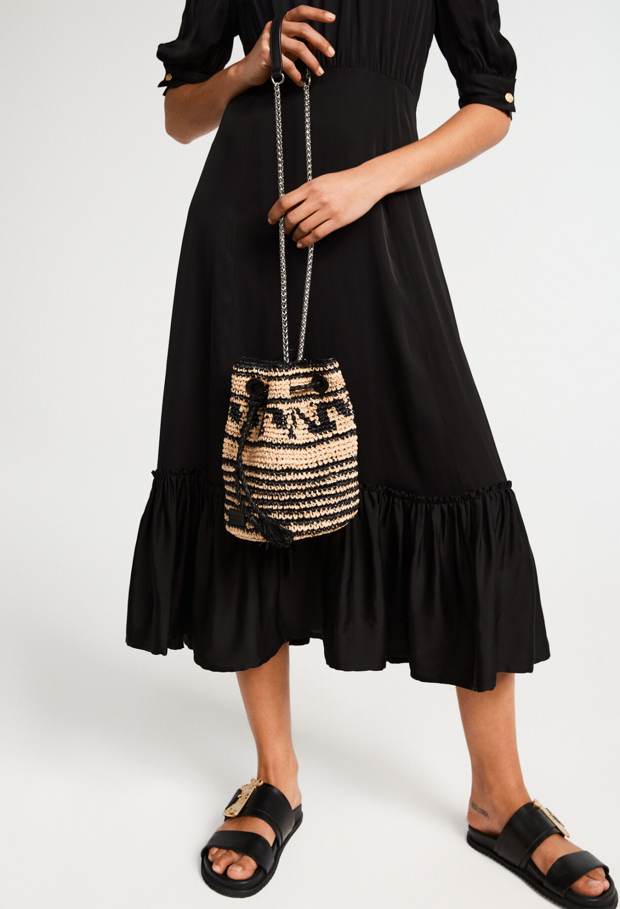 Handtasche aus Raffiabast