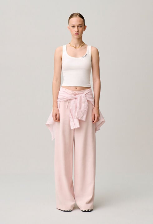 Baumwoll-Top Claudie