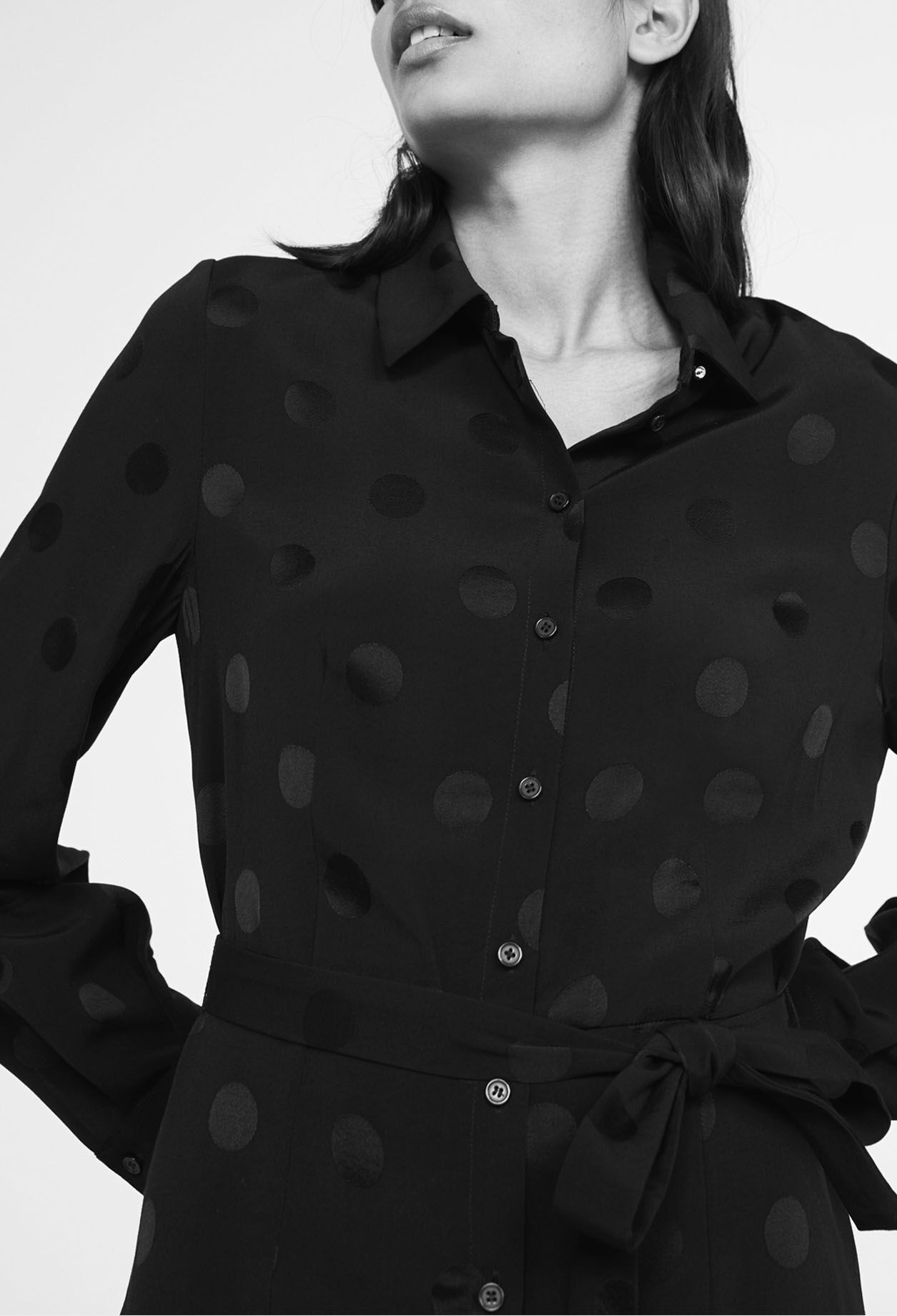 Langes Hemdkleid
