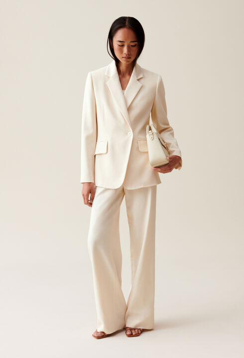 Elfenbeinfarbener Blazer