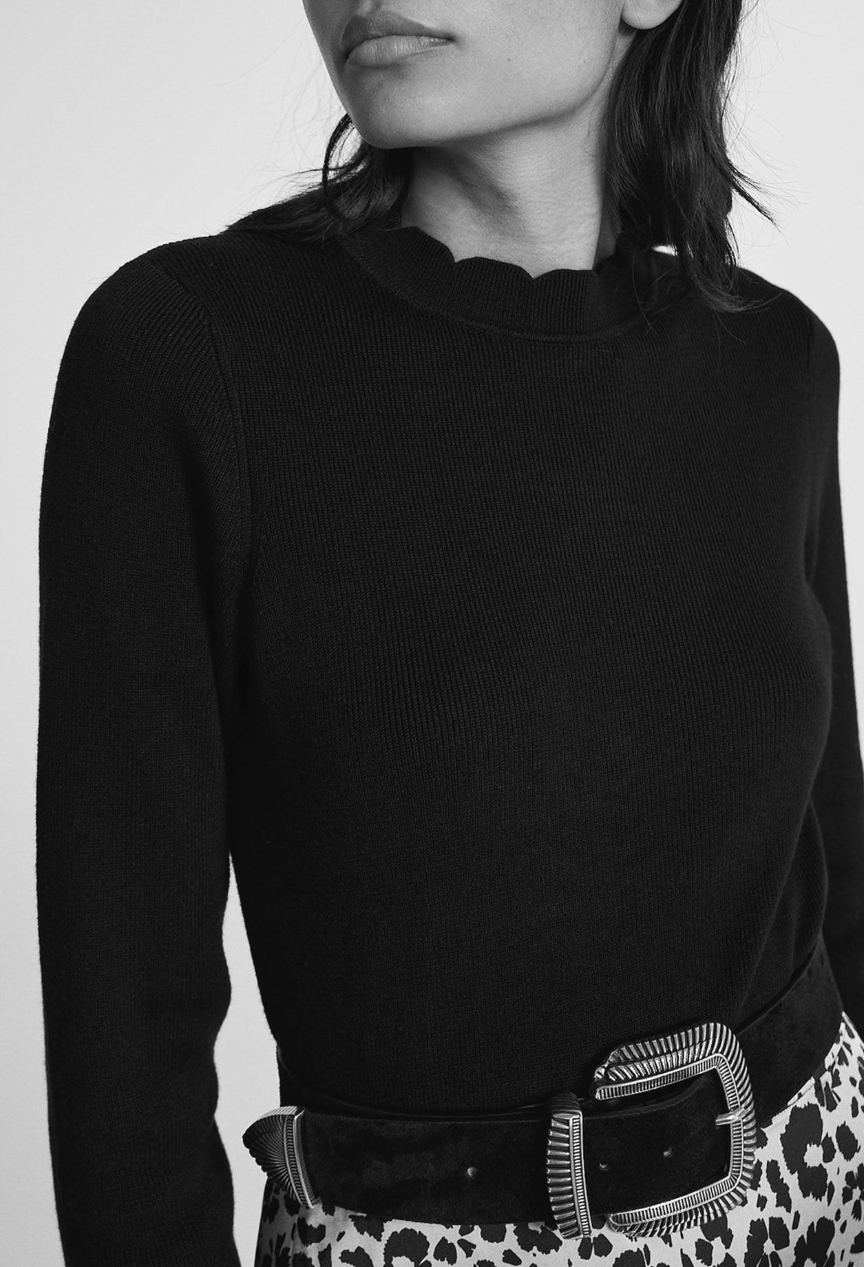 Langärmeliger Pullover
