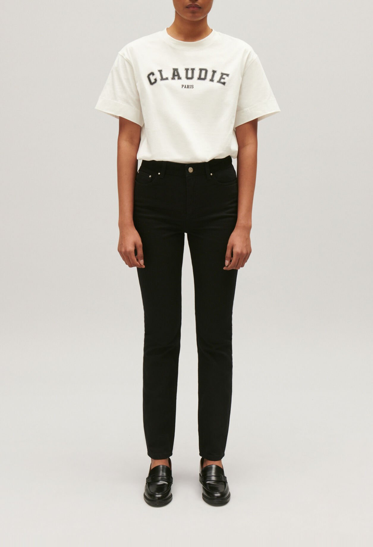 Schwarze Skinny-Jeans