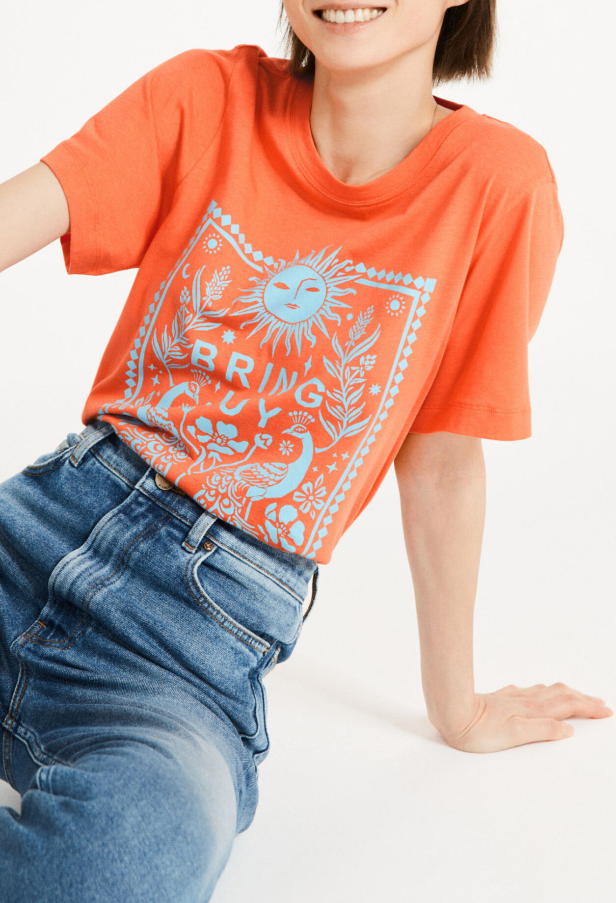 T-Shirt mit Siebdruck