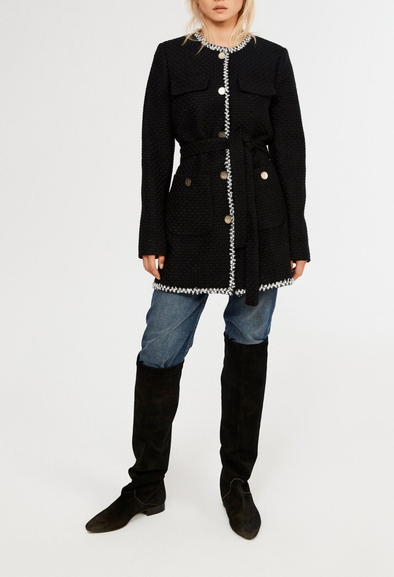 Tweed-Jacke