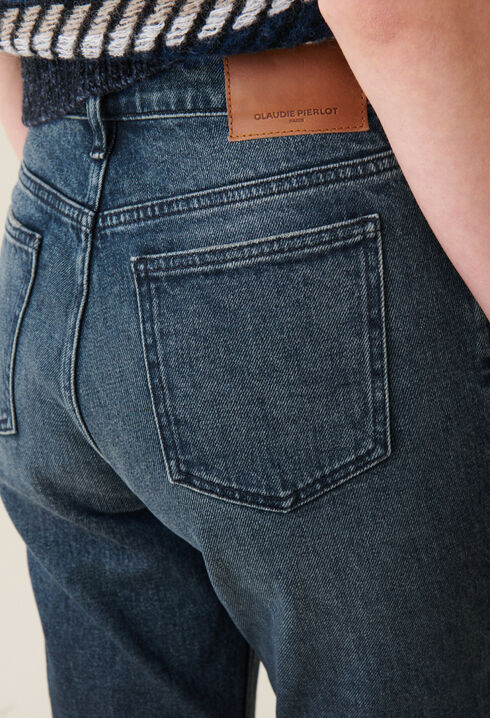 Denim-Jeans im Flared-Stil
