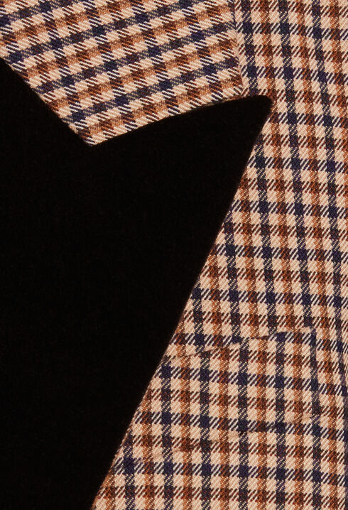 Blazer mit Karo-Print