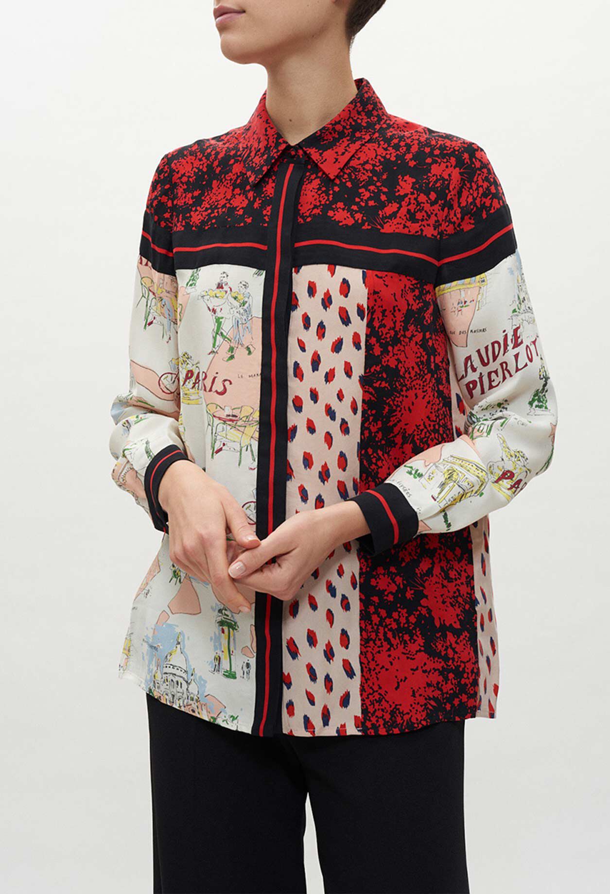 Patchwork-Hemd