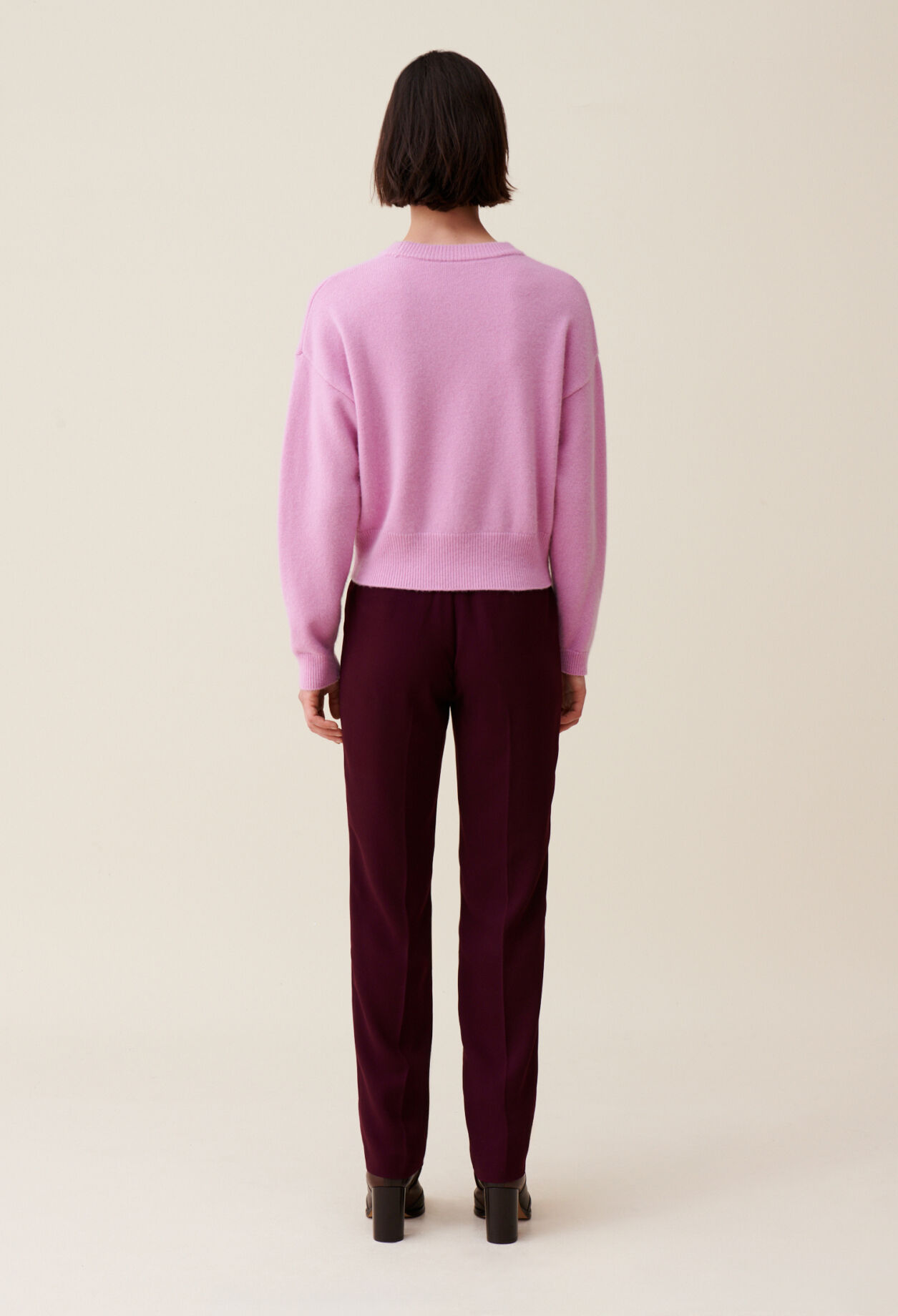 Kaschmirpullover mit CP-Stickerei