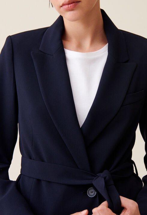 Marineblauer Blazer 