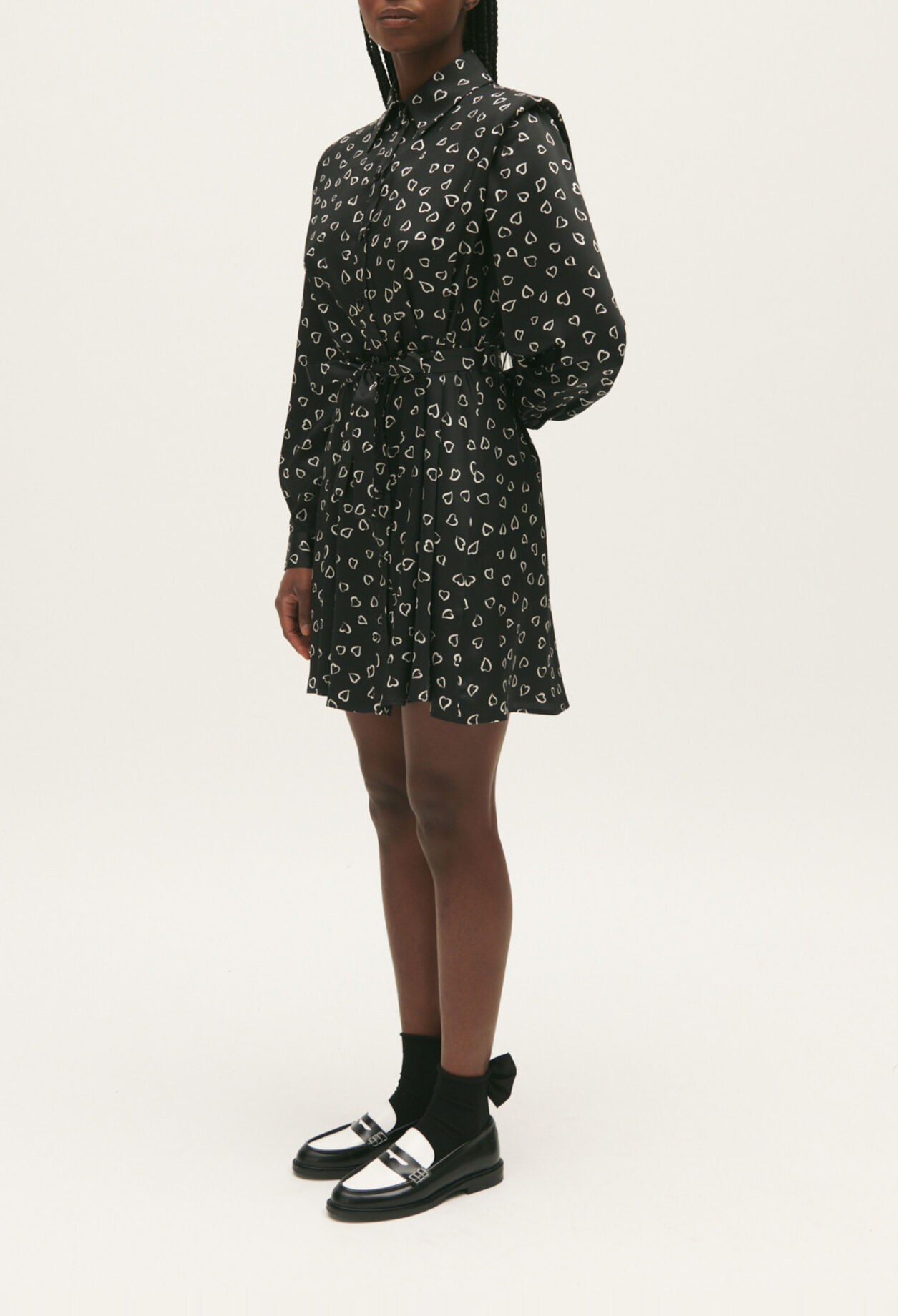 Kurzes Kleid mit Print