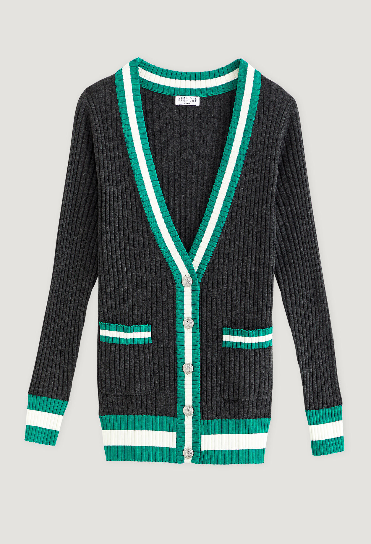 Zweifarbiger Cardigan