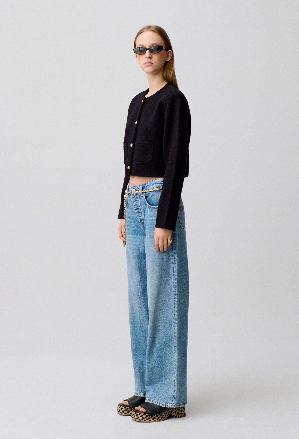 Straight-Leg-Jeans aus Denim