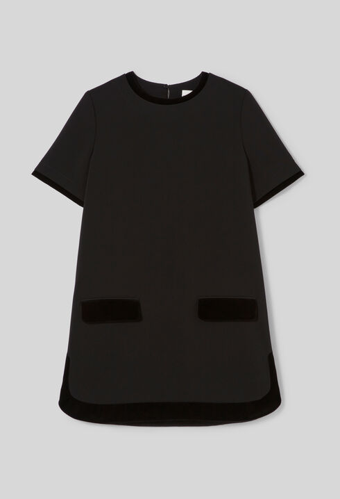 Kurzes Samtkleid