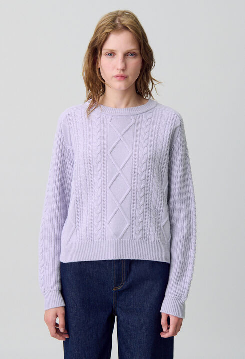 Oversize-Jacquardpullover