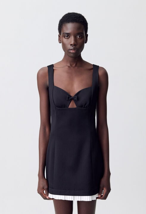 Kurzes Plisseekleid