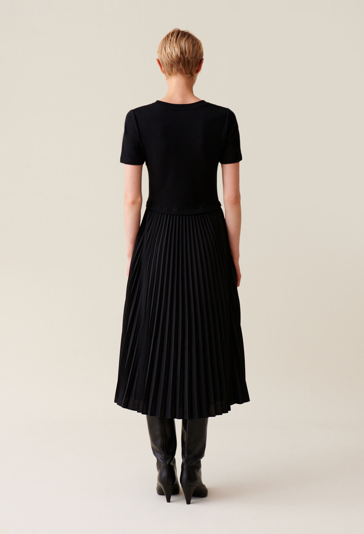 Zweistoff-Kleid Twist