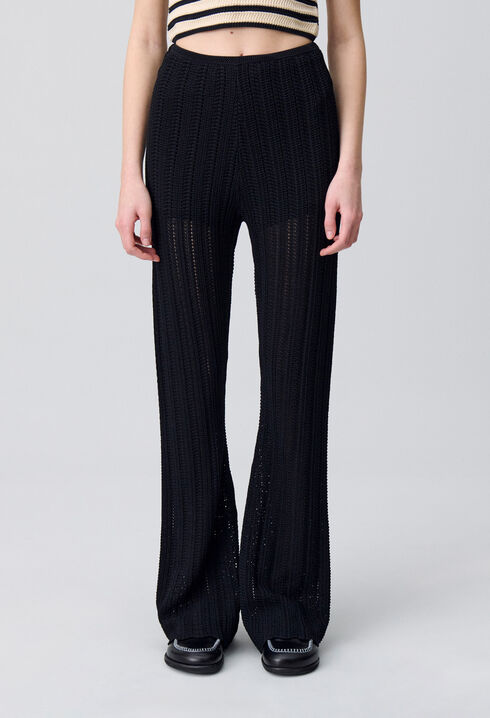Crochet-Hose mit fließendem Schnitt
