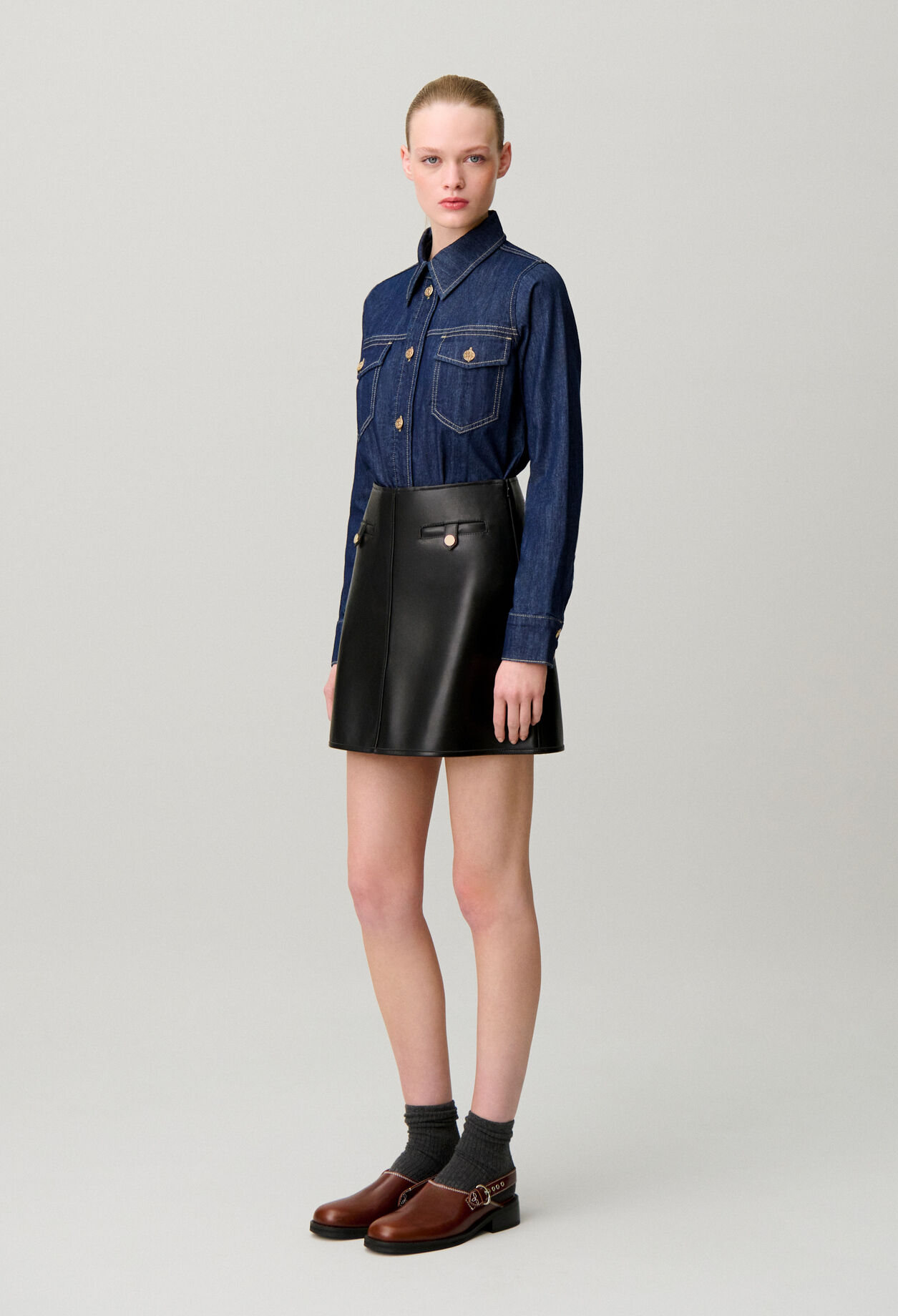 Weiches Jeanshemd