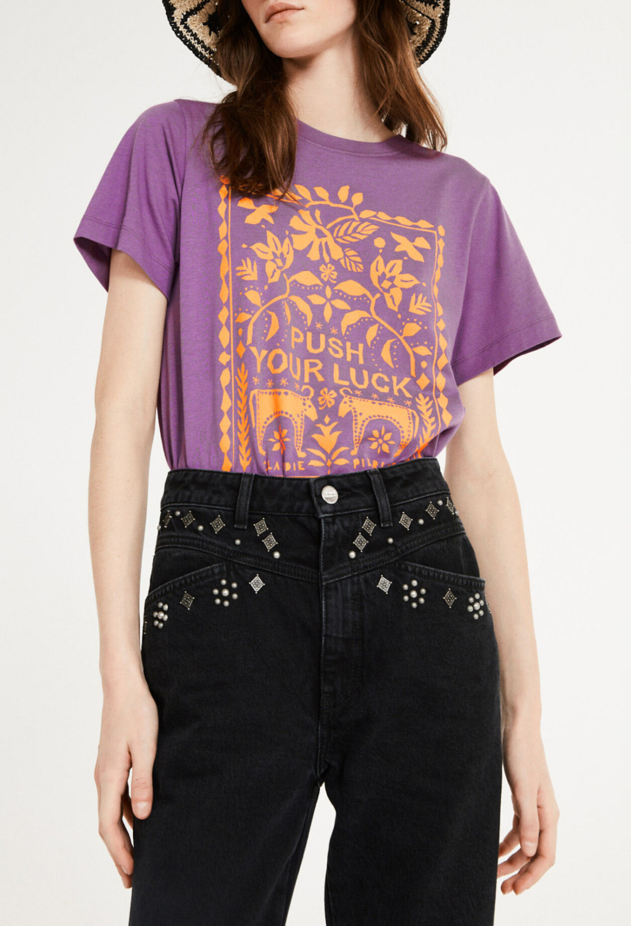 T-Shirt mit Siebdruck