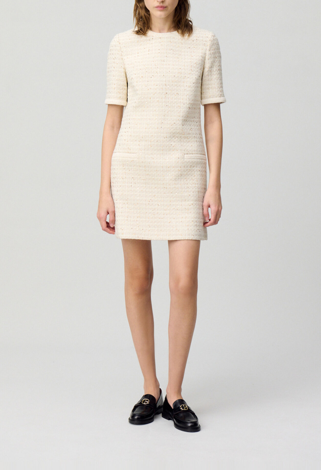 Tweed-Kleid kurz