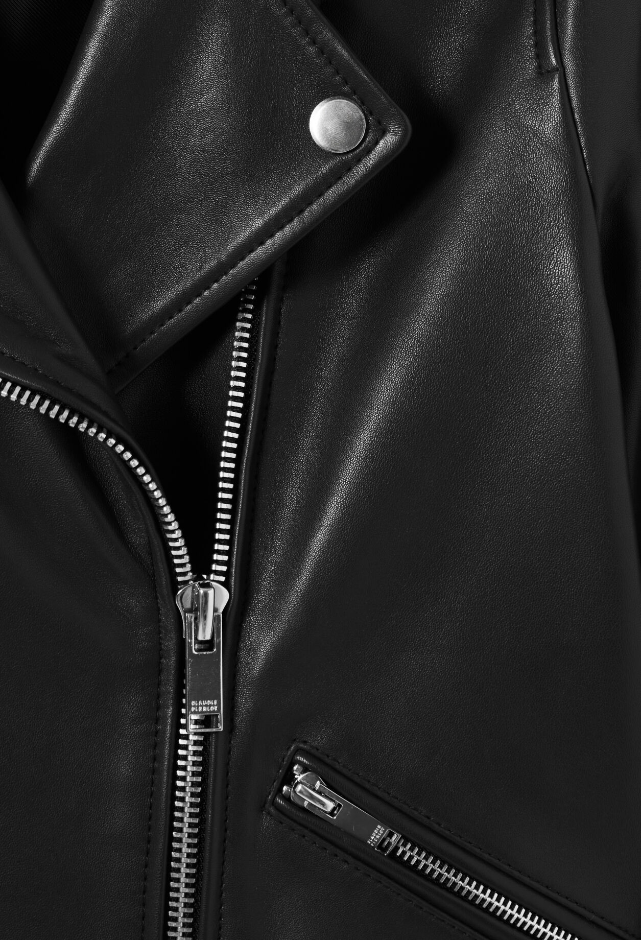 Glattlederjacke