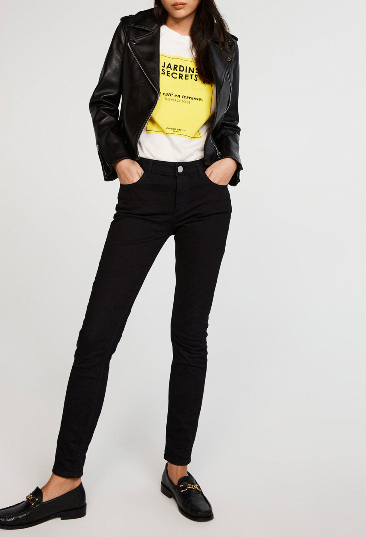 T-Shirt mit Siebdruck aus Bio-Baumwolle