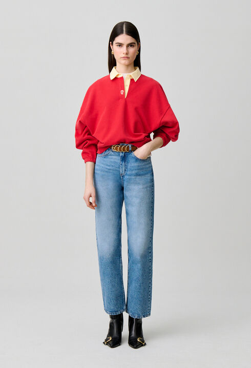 Oversize-Sweatshirt aus Baumwolle