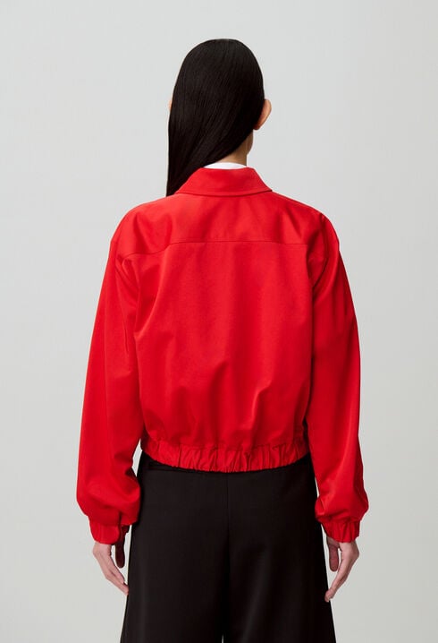 Kurzer Satin-Blouson