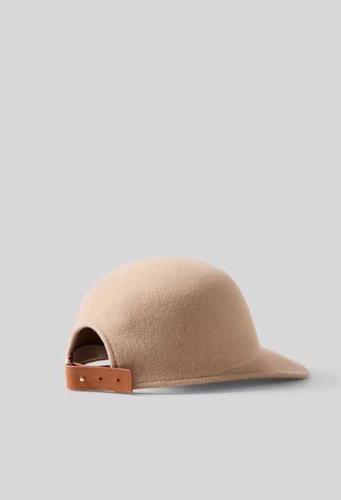 Wollfilz-Kappe Camel