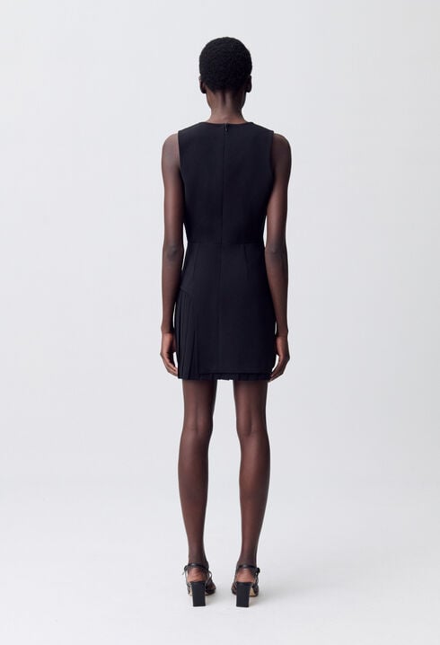 Kurzes Plisseekleid