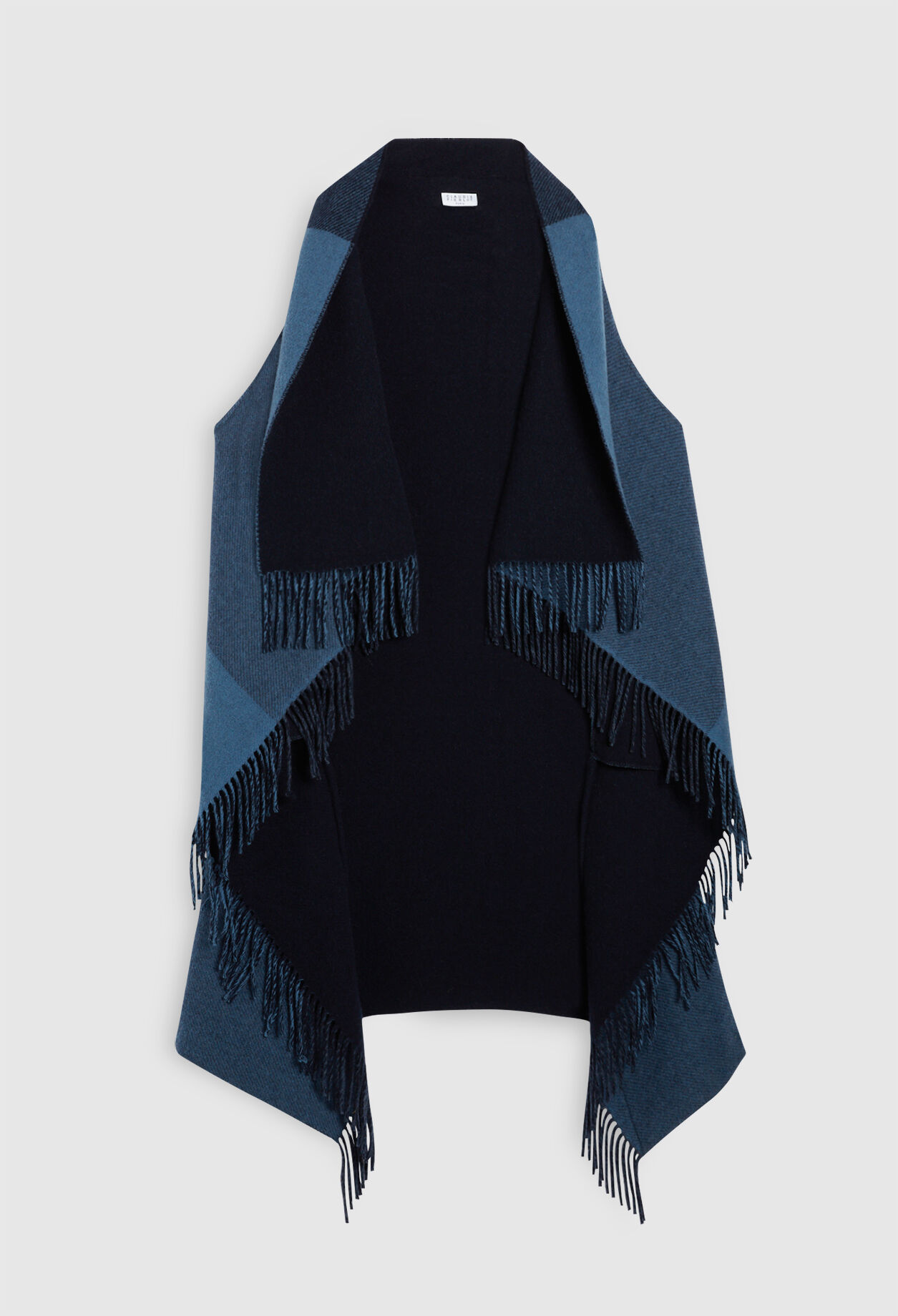 Poncho mit Fransen