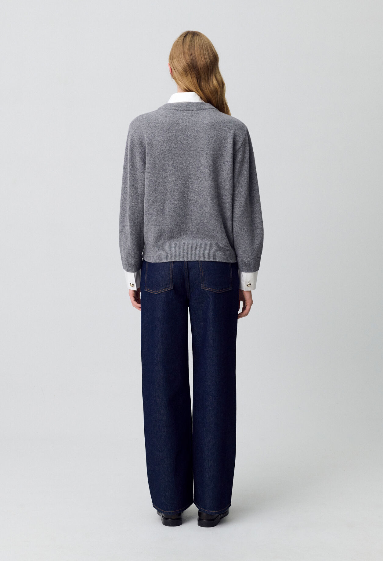 Pullover mit V-Ausschnitt