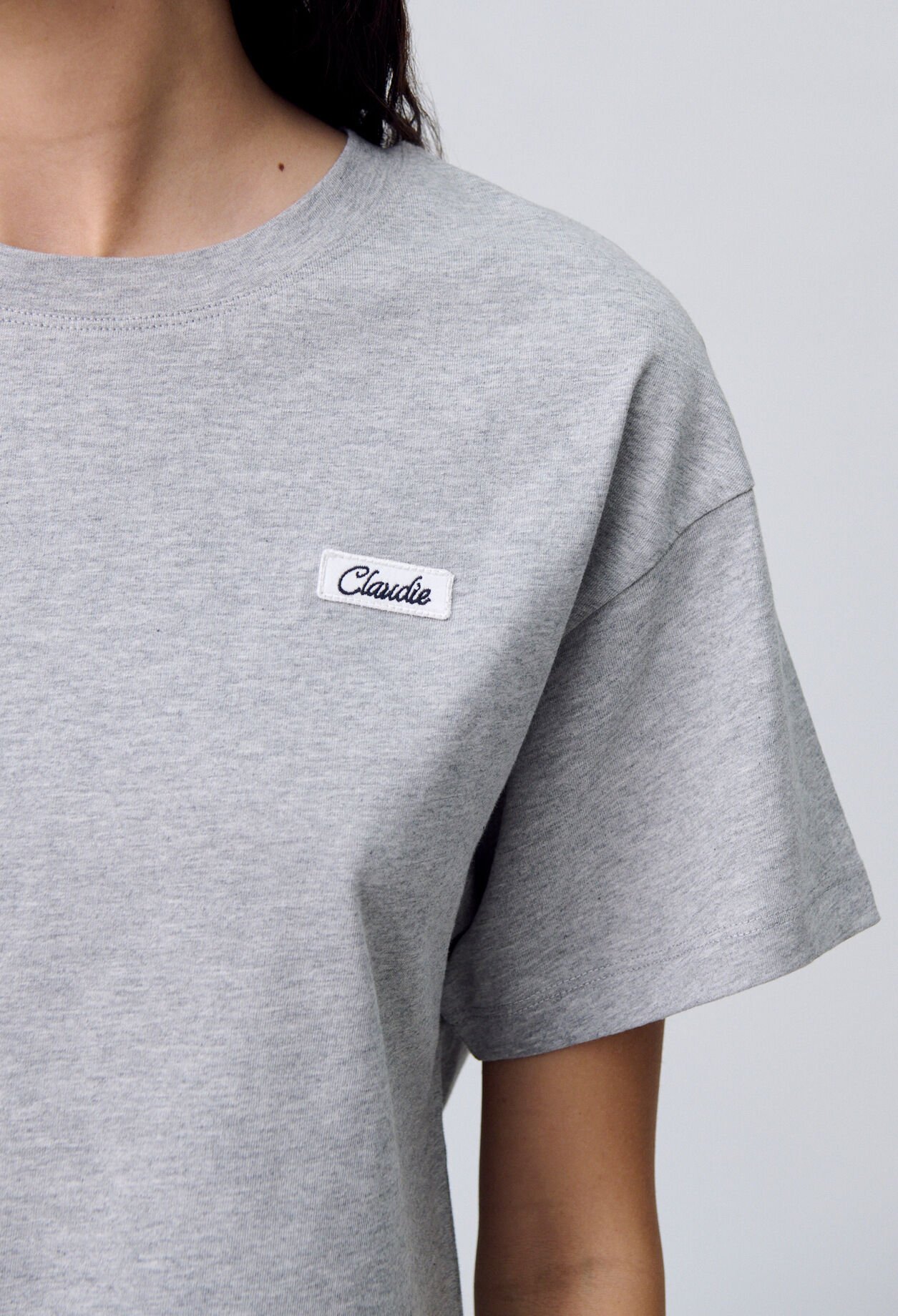 Weites Baumwoll-T-Shirt