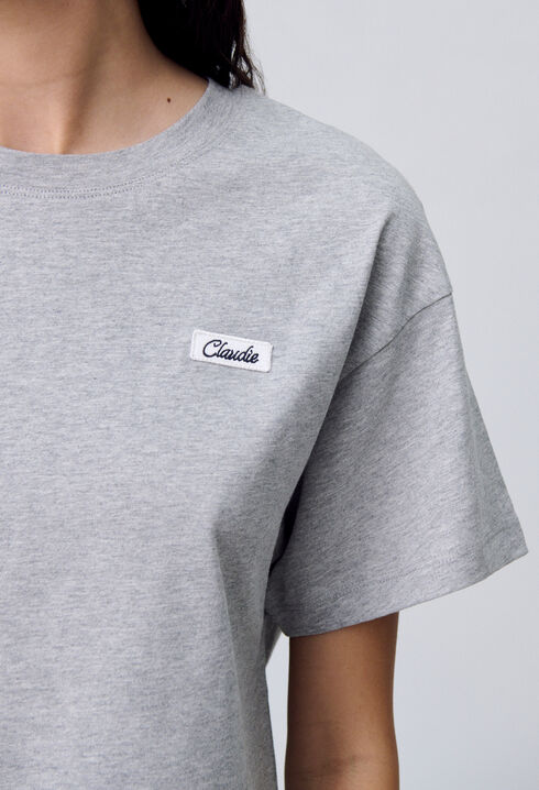 Weites Baumwoll-T-Shirt