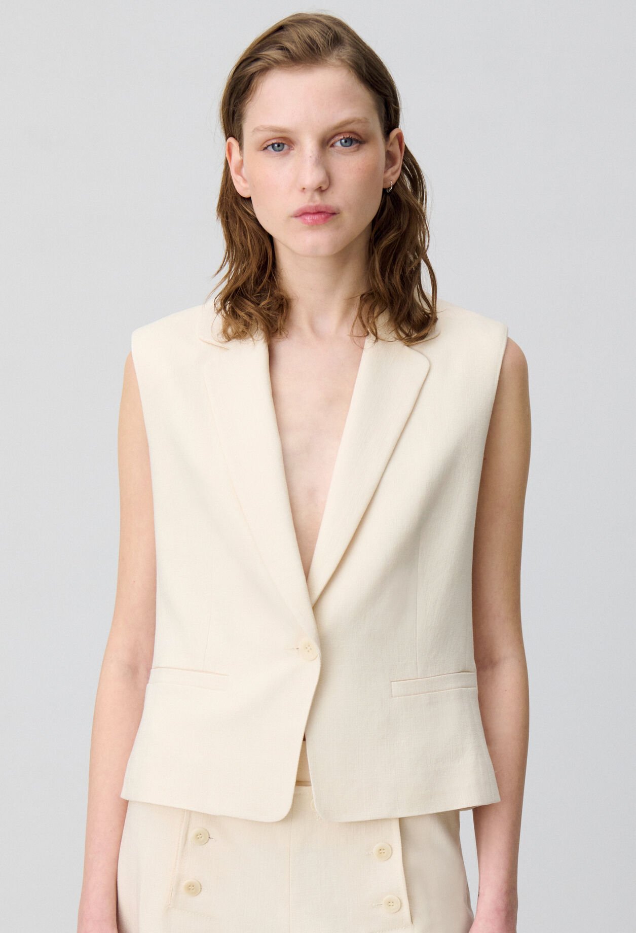 Ärmelloser Blazer