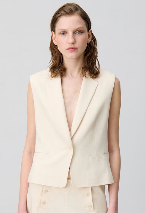 Ärmelloser Blazer