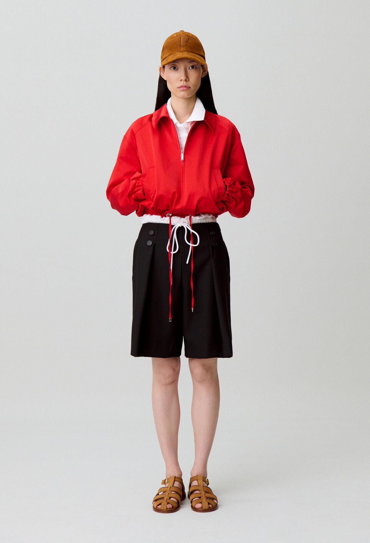 Kurzer Satin-Blouson